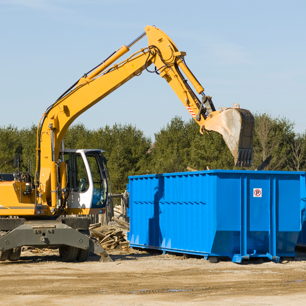 can i request a rental extension for a residential dumpster in Crellin